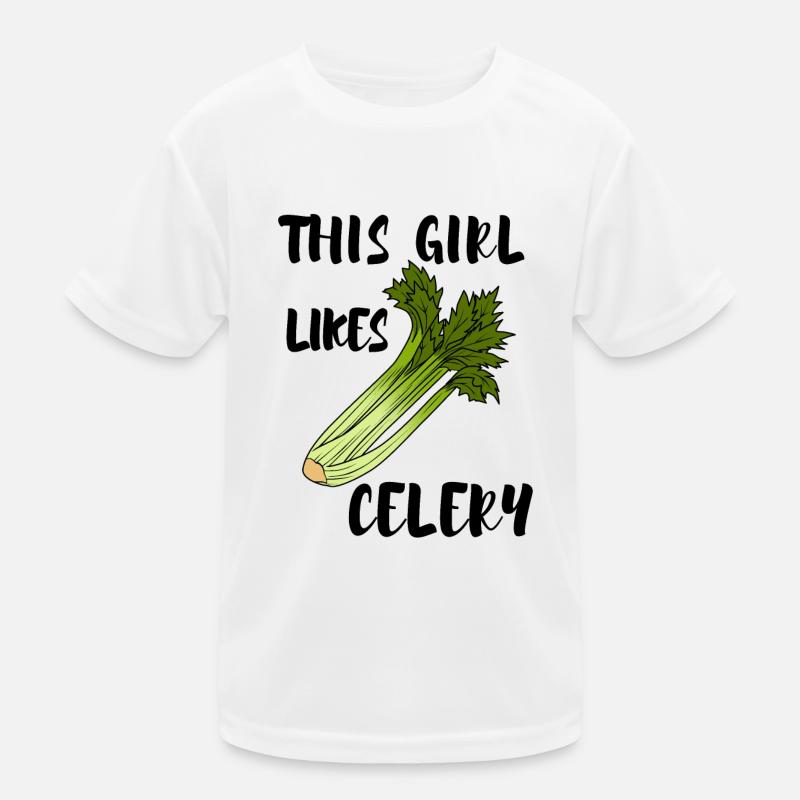 Alimentation saine Citation ironique Celery Lover T-shirt sport Enfant