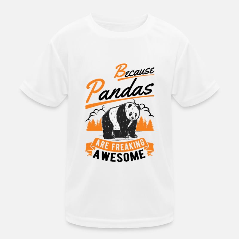 Panda Lover Panda Bear Gift Kids Functional T-Shirt