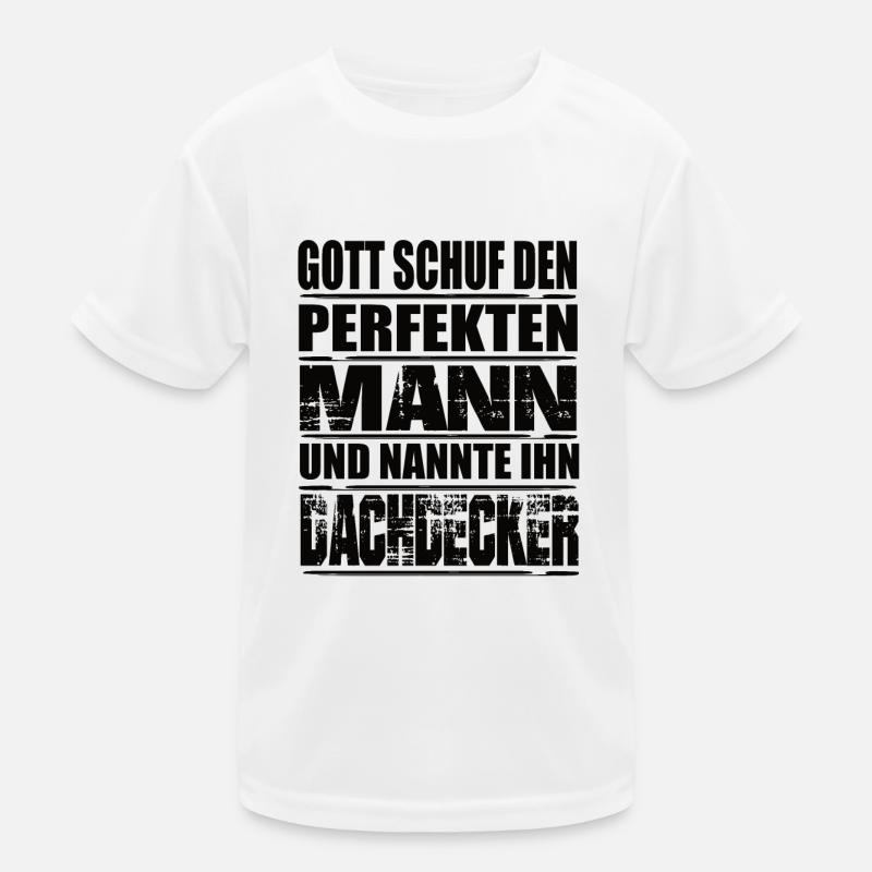 Dachdecker Kinder Funktions-T-Shirt