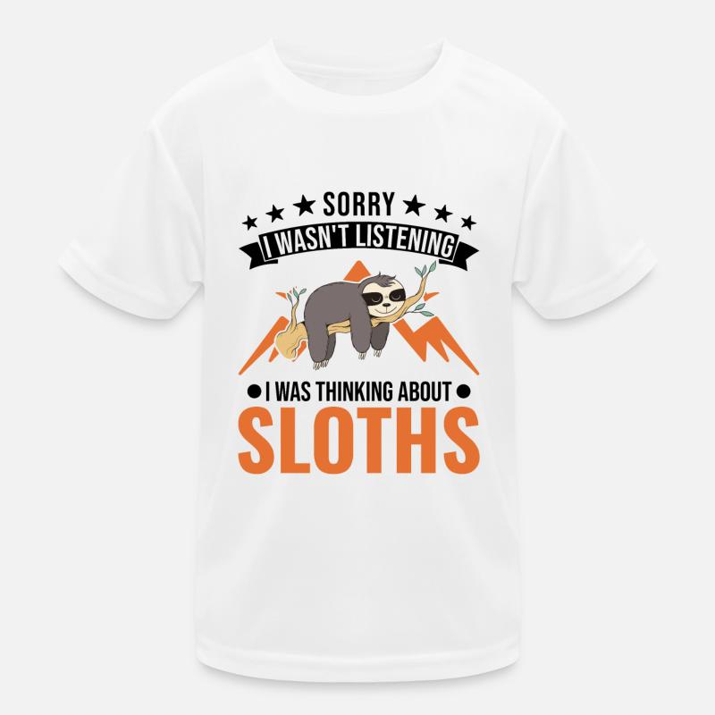 Sloth lover Kids Functional T-Shirt