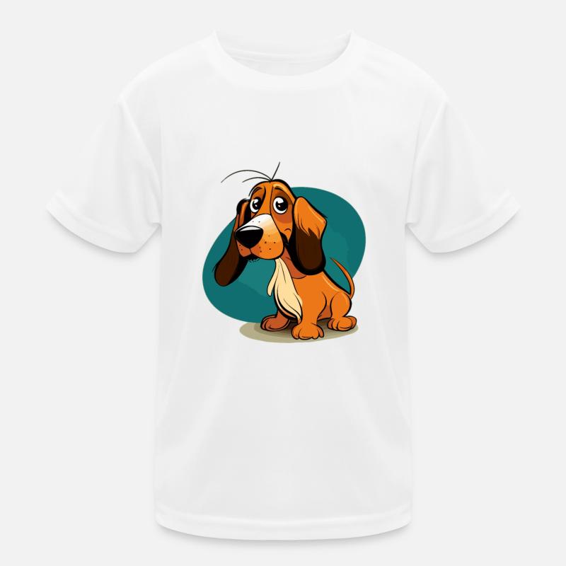 Dog in comic style Kids Functional T-Shirt