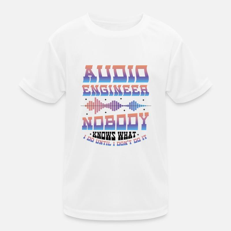 Sound engineer Kids Functional T-Shirt