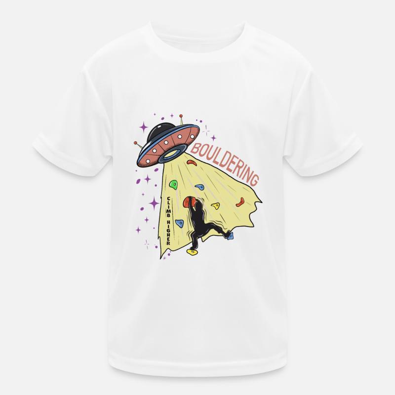 Bouldering 3 Kinder Funktions-T-Shirt
