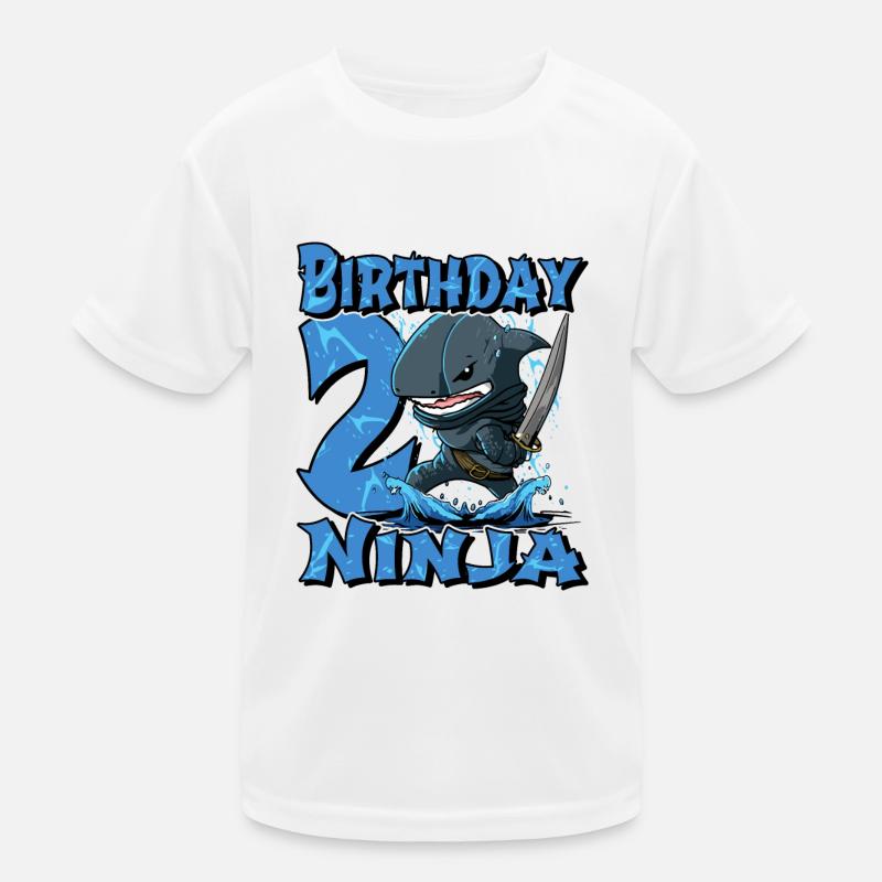 Shark Ninja I’m 2 - Action Anniversaire sous-marin T-shirt sport Enfant
