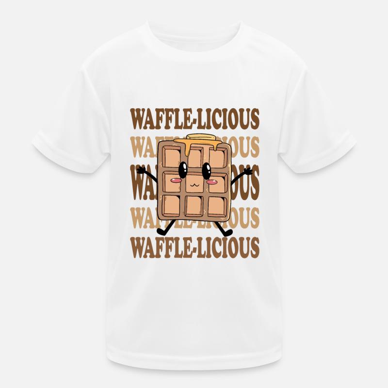 Waffle-Licious Funny Saying Sirop Waffle Chef T-shirt sport Enfant