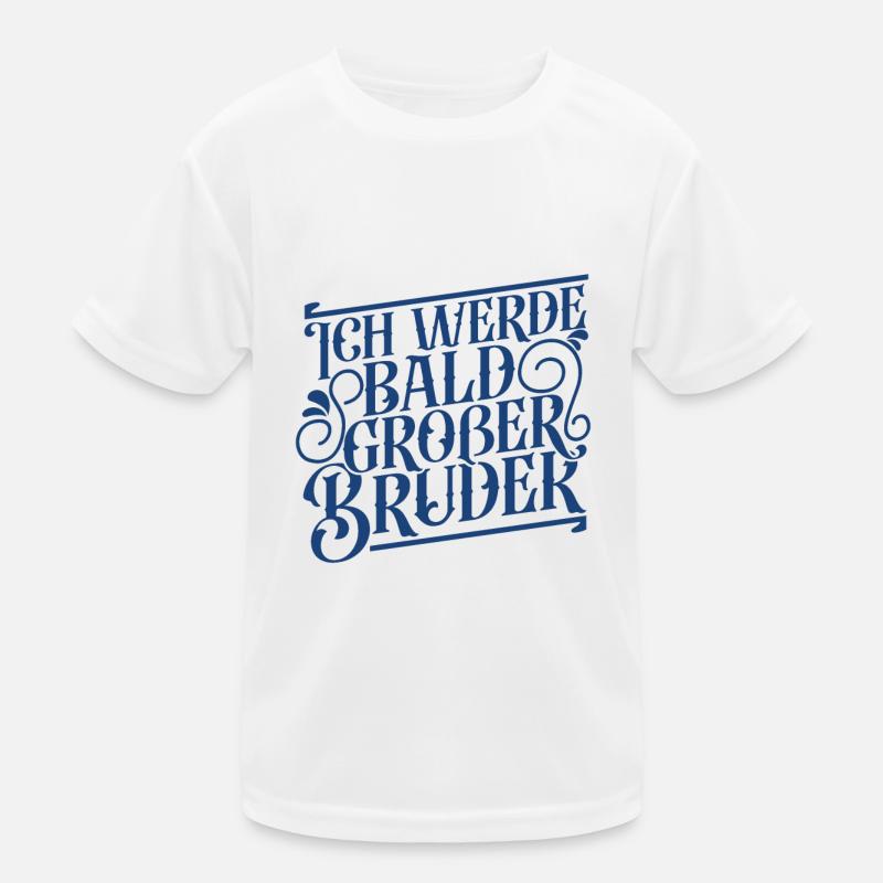 Ich werde bald großer Bruder Kinder Funktions-T-Shirt