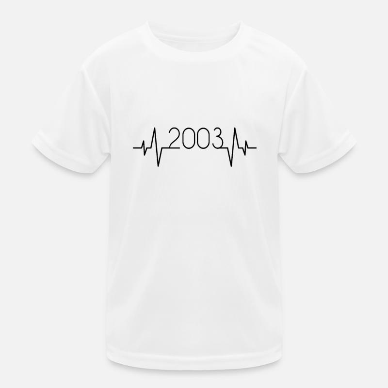 2003 Herzschlag Kinder Funktions-T-Shirt
