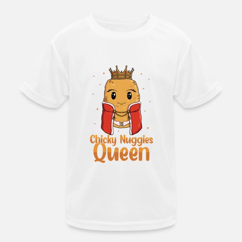 Chicky Nuggies Queen Chicken Nugget Lover T-shirt sport Enfant