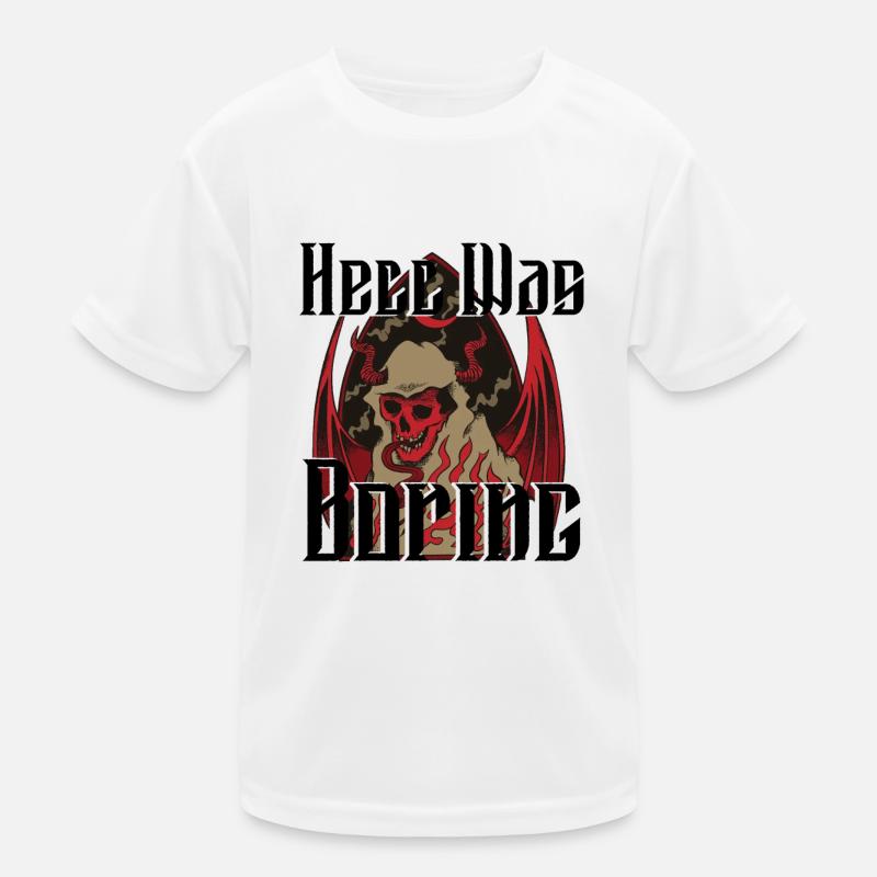 Satan Beelzebub Devil Gothic Pentagram Mystical Kids Functional T-Shirt