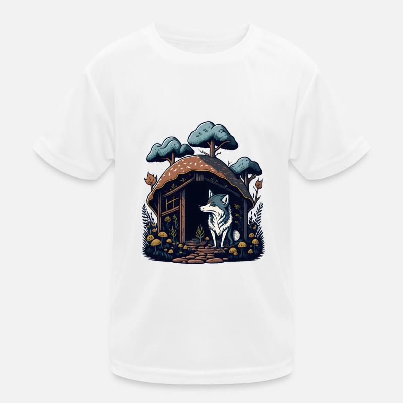 Champignon Home Wolf T-shirt sport Enfant