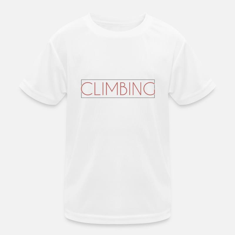 Lettrage grimpant T-shirt sport Enfant