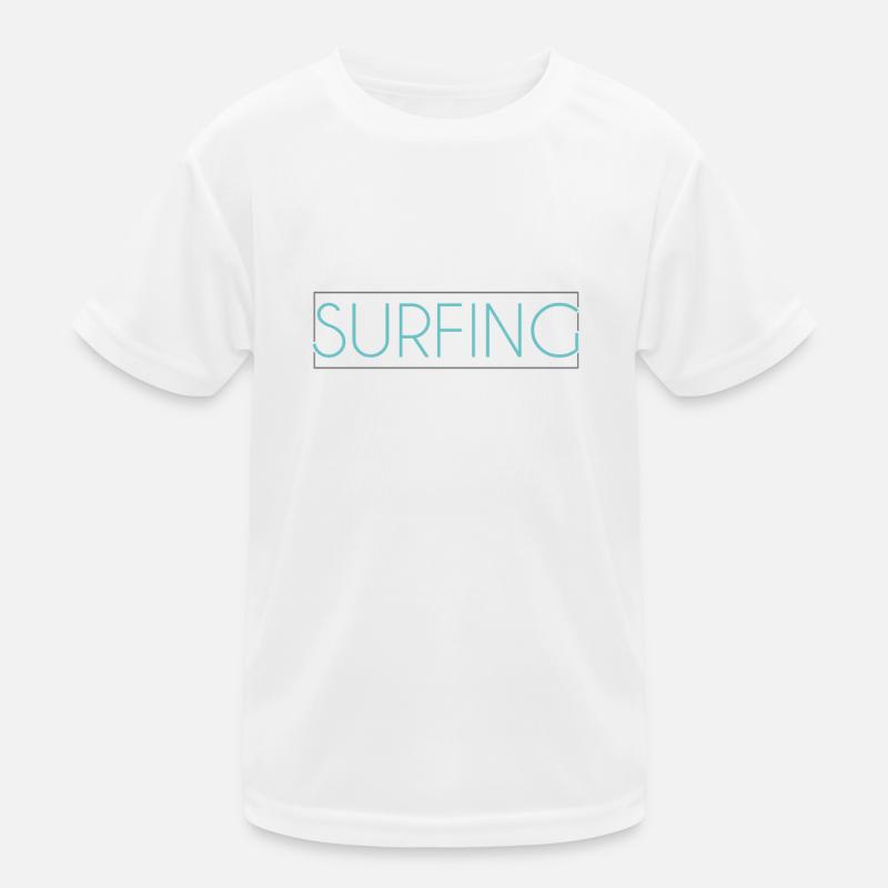 Lettrage de surf T-shirt sport Enfant
