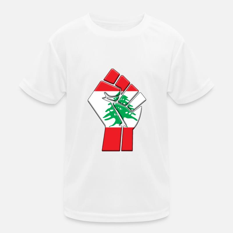 Lebanon Flag Lebonese Country Pride Native Kids Functional T-Shirt