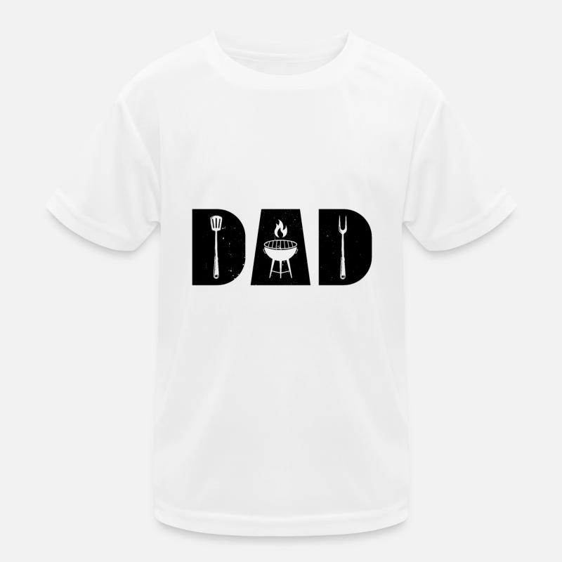 BBQ Daddy Joke BBQ Grill Daddy Kids Functional T-Shirt