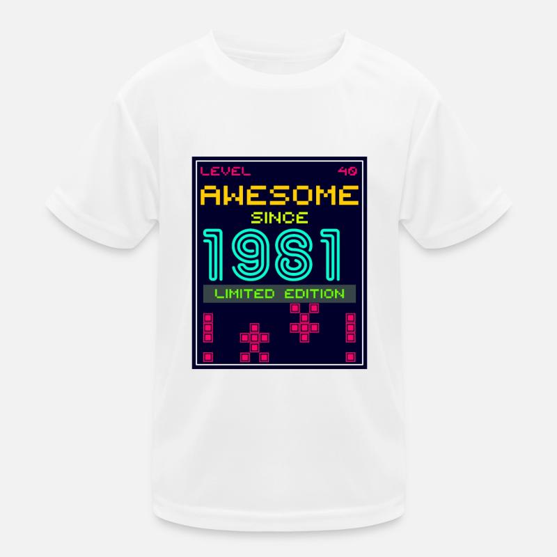 Fantastisch seit 1981 limitierte Auflage Kinder Funktions-T-Shirt