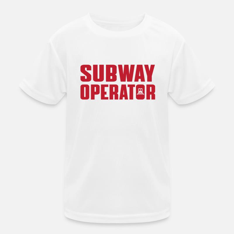 Great Subway Driver Gift Kids Functional T-Shirt