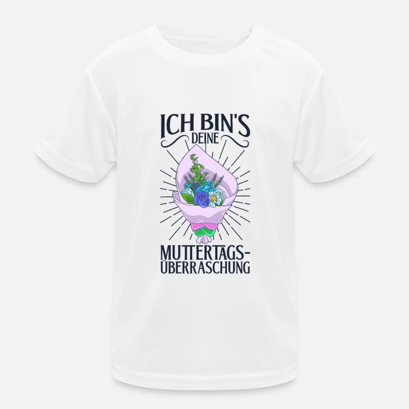 Blumenstrauß - Muttertag Überraschung Kinder Funktions-T-Shirt