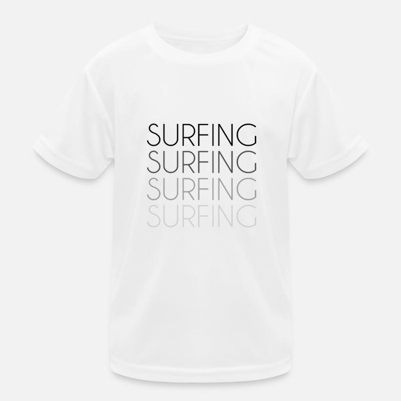 Lettrage de surf T-shirt sport Enfant