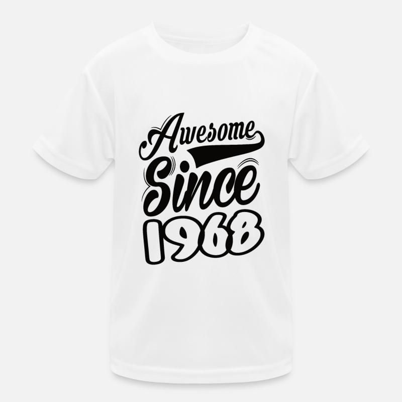 Awesome Since 1968 Kids Functional T-Shirt