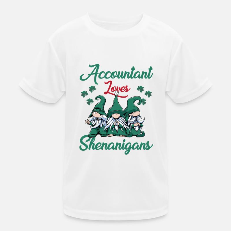 Un comptable adore les gadgets pour la Saint-Patrick T-shirt sport Enfant