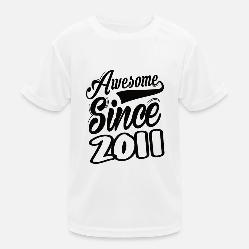 Awesome Since 2011 Kinder Funktions-T-Shirt
