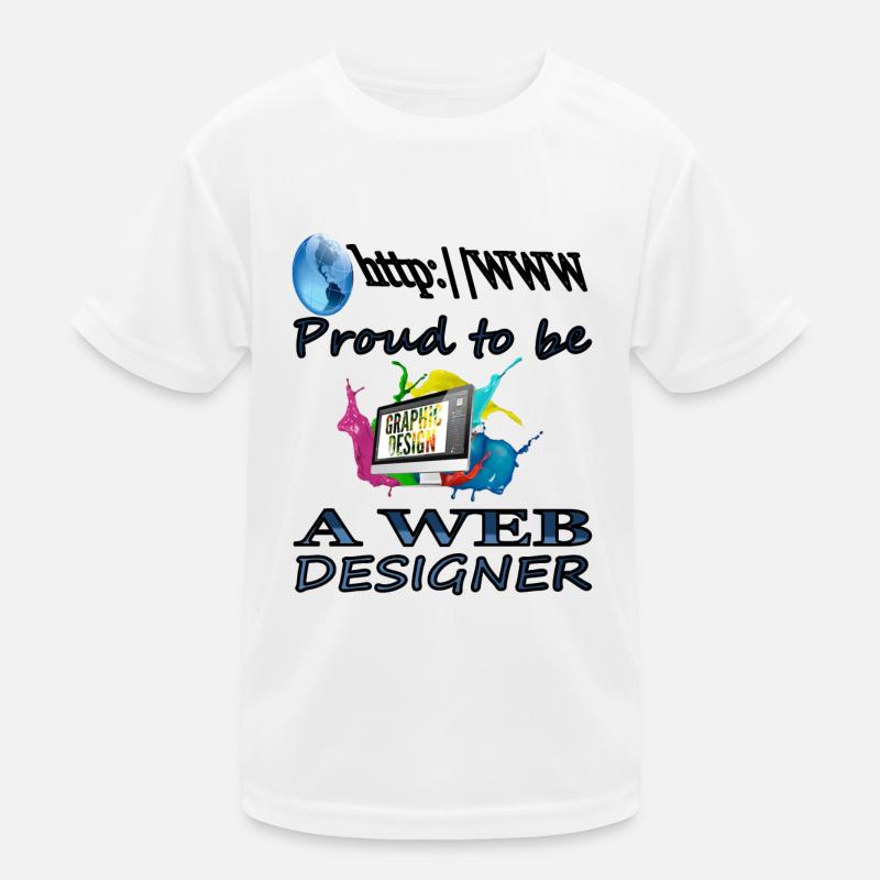 I'm a web designer web developer gift idea Kids Functional T-Shirt