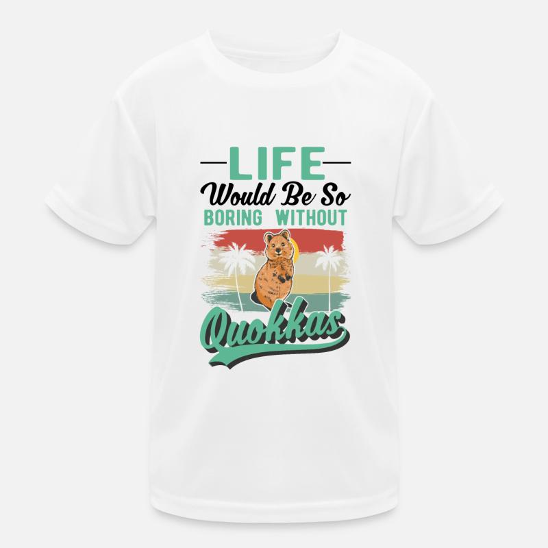 Quokka Gift Kangourou à queue courte T-shirt sport Enfant