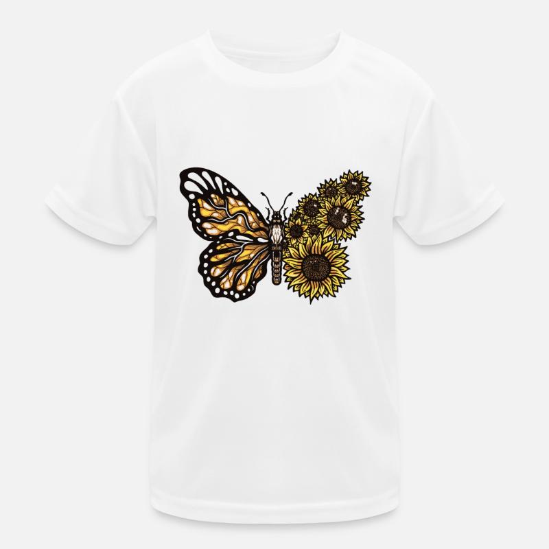 PAPILLON ET TOURNESOL T-shirt sport Enfant