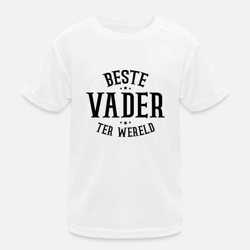 Beste vader ter wereld Kinder Funktions-T-Shirt