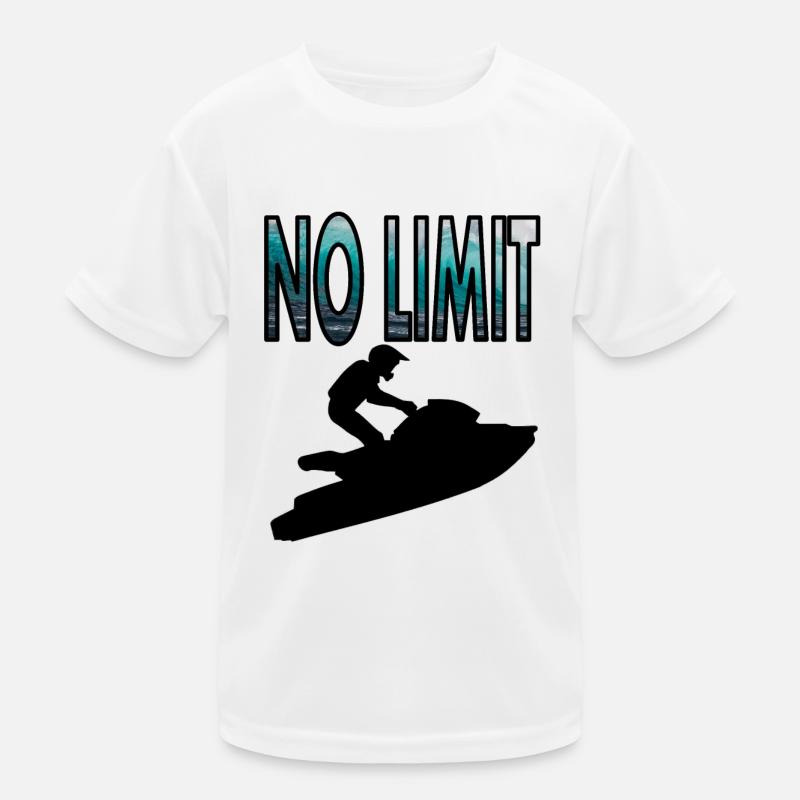 Jet skiing is not limit Kids Functional T-Shirt