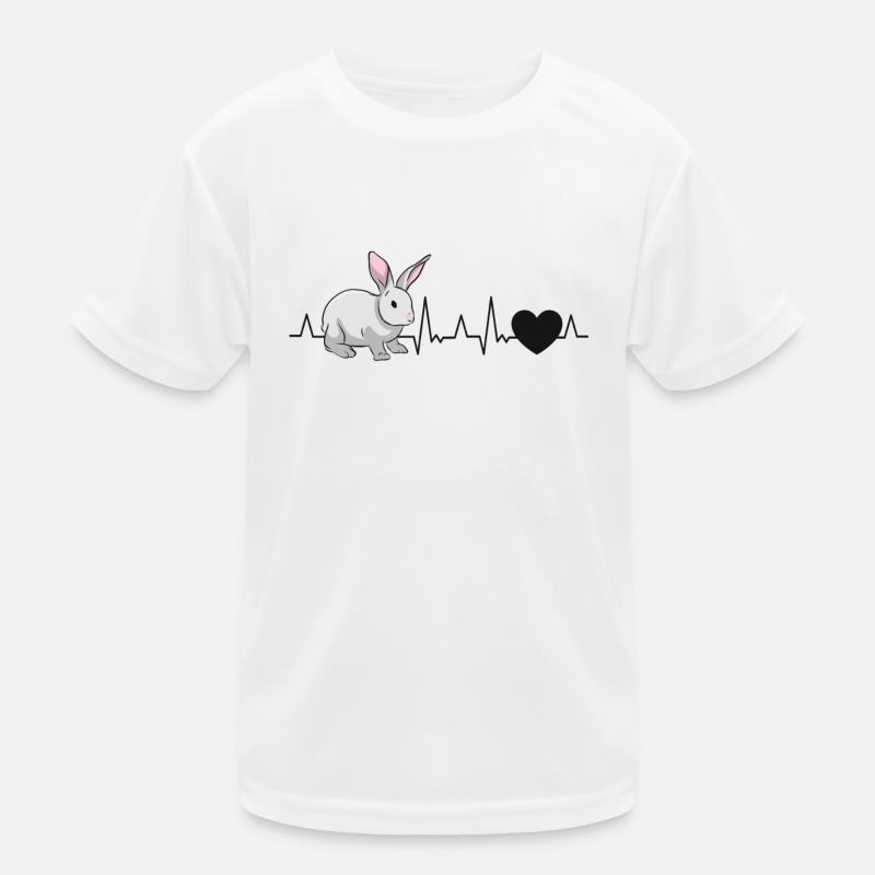 Lapin Heartbeat Lapin T-shirt sport Enfant