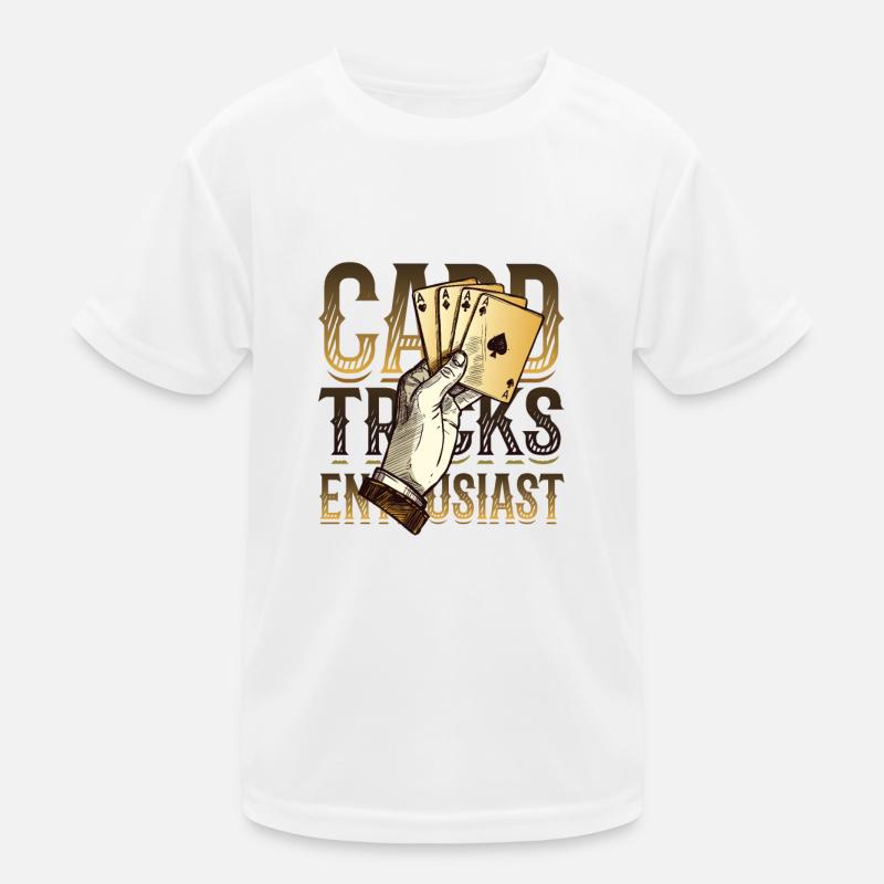 Card Tricks, Enthusiast, Magic Tricks, Wizard Kids Functional T-Shirt
