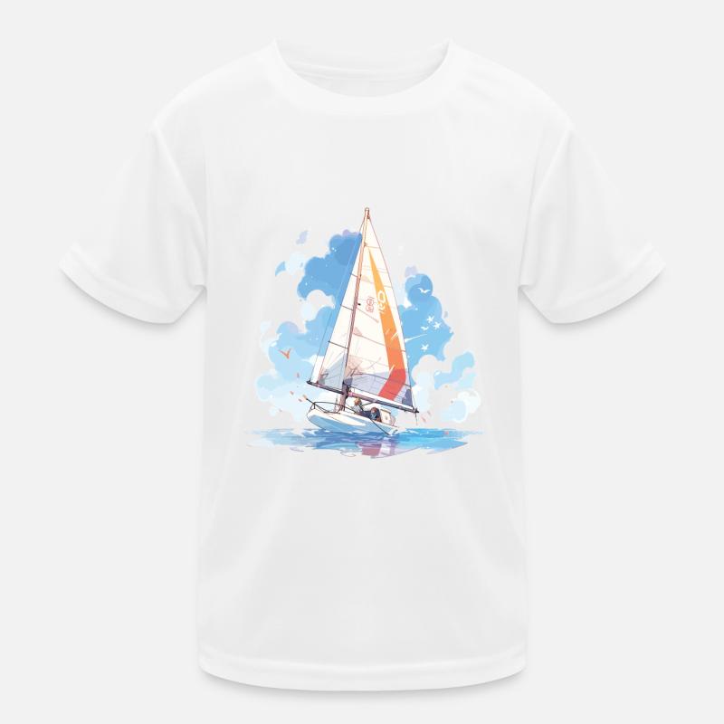 Sailing, sailing, sailboat, regatta, sailing, sailor Kids Functional T-Shirt