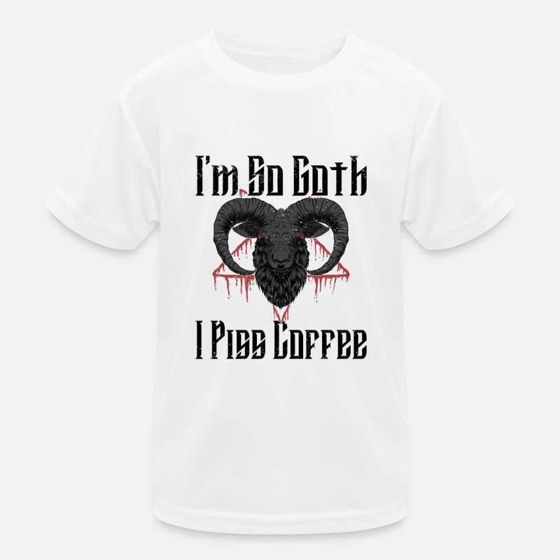 Satan Beelzebub Devil Gothic Pentagram Mystical Kids Functional T-Shirt