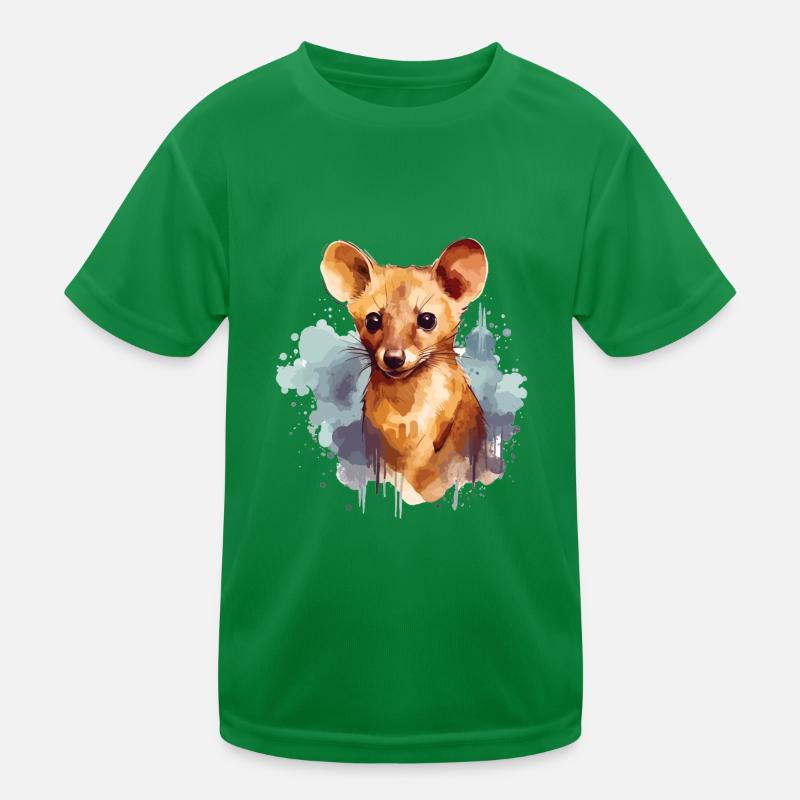 Colorful fossa - cute artwork for Kids Functional T-Shirt