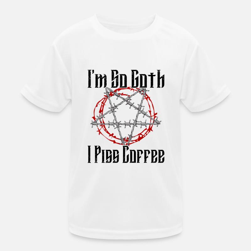 Satan Beelzebub Devil Gothic Pentagram Mystical Kids Functional T-Shirt