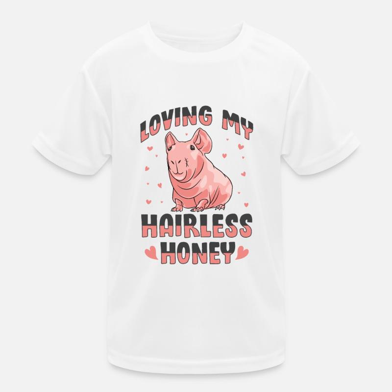 Cochon d’Inde sans poils Cochon maigre T-shirt sport Enfant