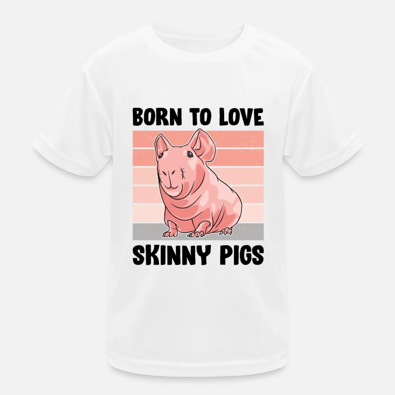 Cochon d’Inde sans poils Cochon maigre T-shirt sport Enfant