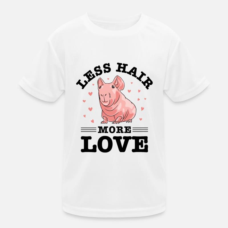 cochon d’Inde sans poils, cochon maigre, T-shirt sport Enfant