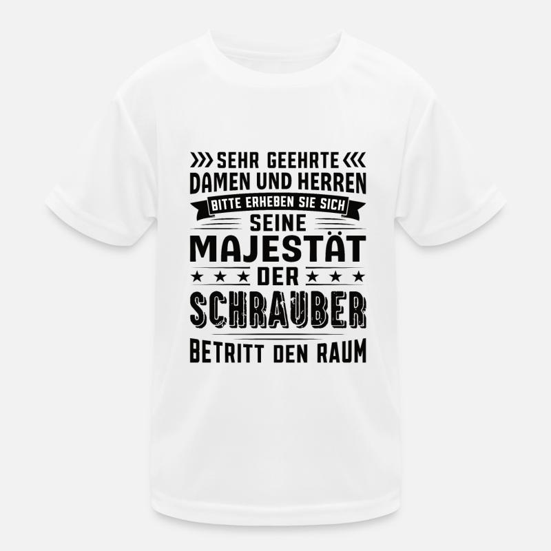 Schrauber Geburtstag Schrauber Sprüche Schrauber Kinder Funktions-T-Shirt