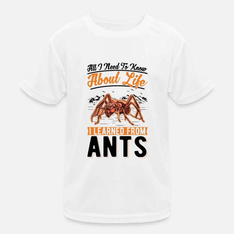 Ants Ant Farm Anthill Fire Ants Kids Functional T-Shirt