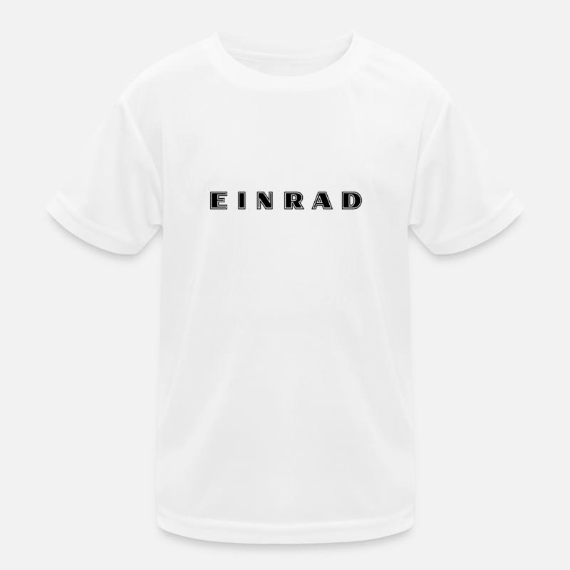 Lettrage monocycle T-shirt sport Enfant