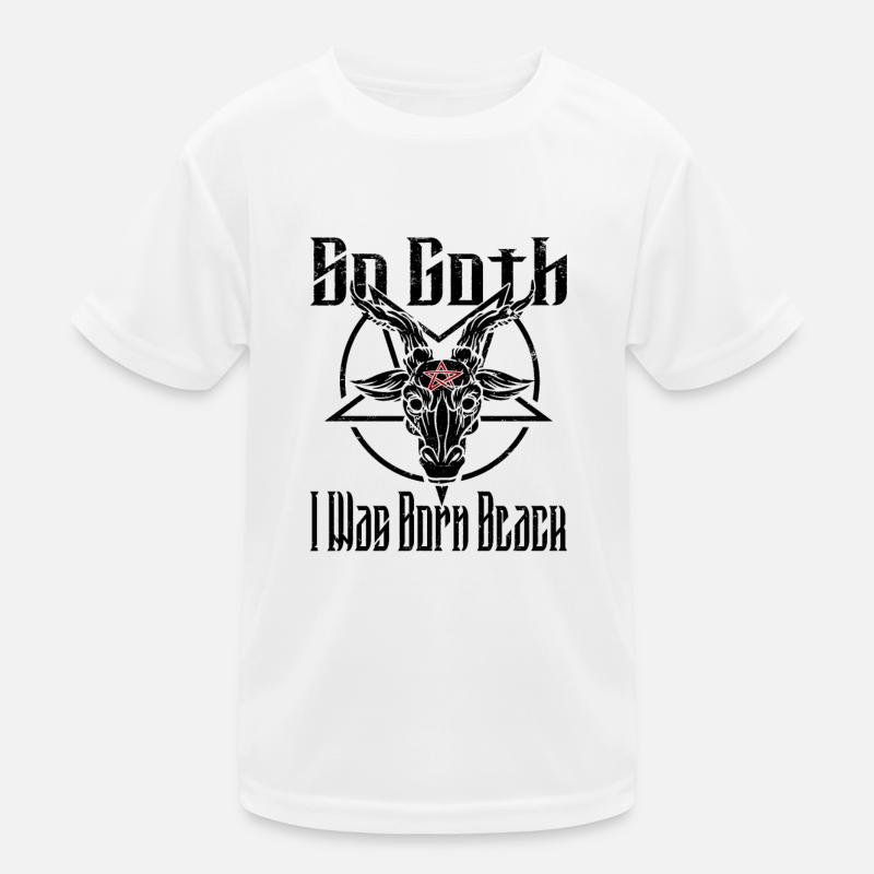 Satan Beelzebub Devil Gothic Pentagram Mystical Kids Functional T-Shirt