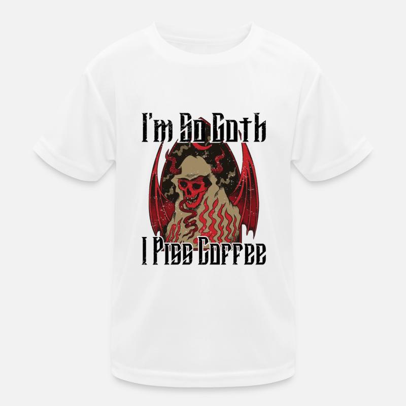 Satan Beelzebub Devil Gothic Pentagram Mystical Kids Functional T-Shirt