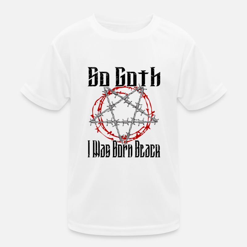 Satan Beelzebub Devil Gothic Pentagram Mystical Kids Functional T-Shirt