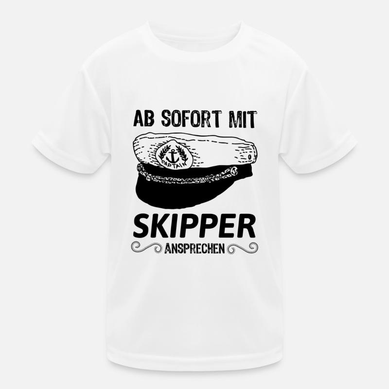 Skipper Kinder Funktions-T-Shirt