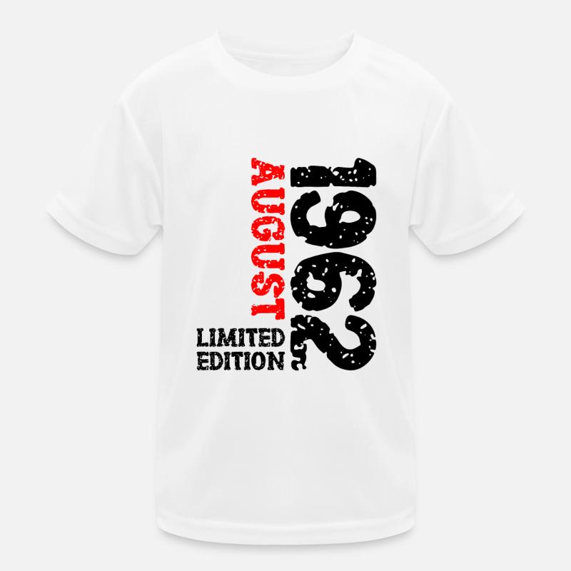 1962 August Limited Edition 61. Geburtstag Outfit Kinder Funktions-T-Shirt