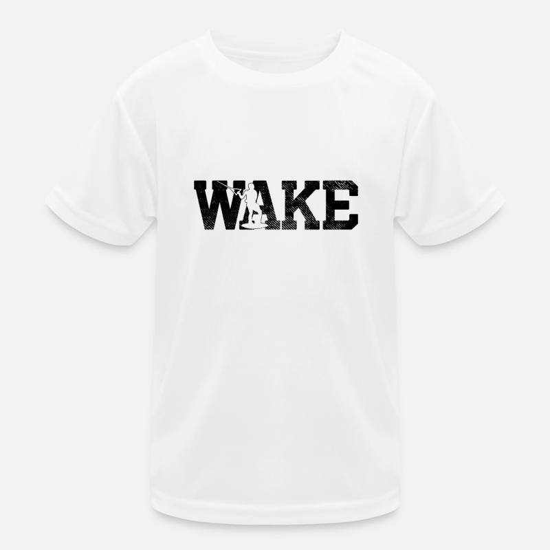 Wakeboarding Kinder Funktions-T-Shirt