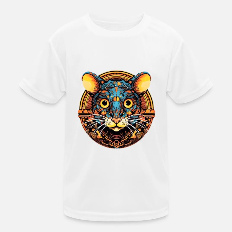 Cheddar Cheese Mouse Kids Functional T-Shirt