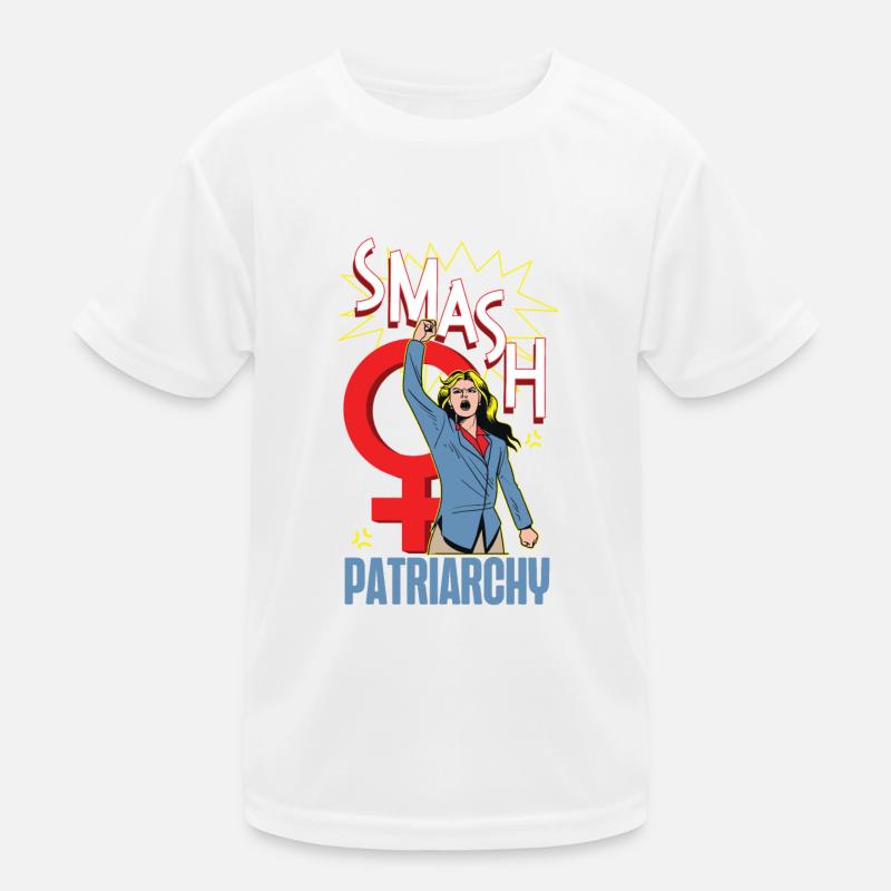 Feminist Smash Patriarchy Kinder Funktions-T-Shirt